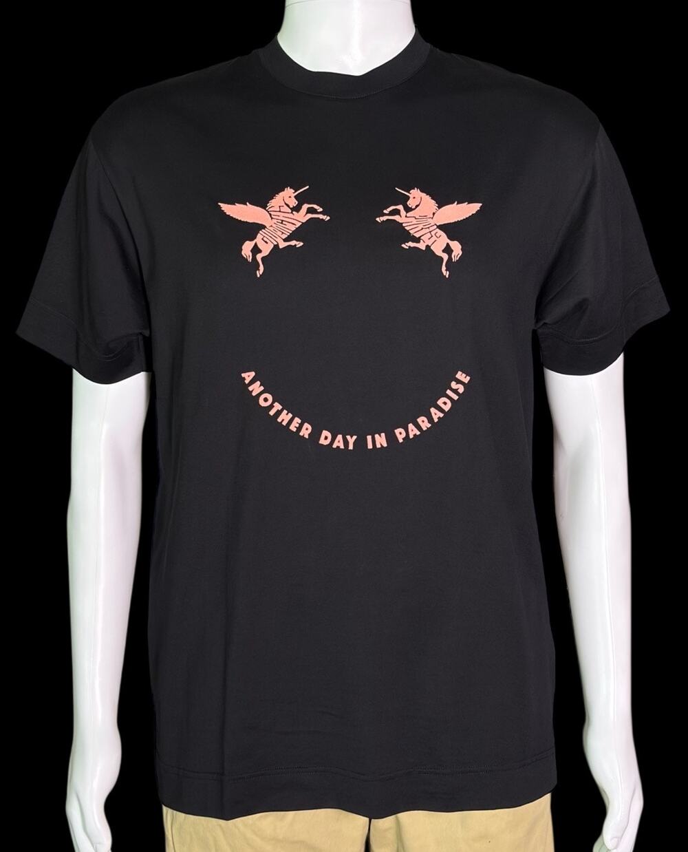 SS25 Authentic Givenchy Another Day In Paradise Unicorns Embroidery Shirt Small